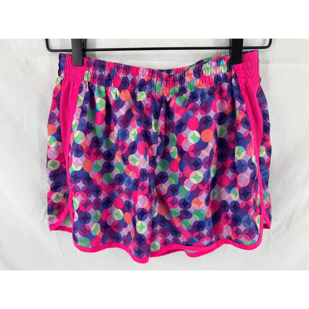Champion C9 Girls XL‎ 14-16 Running Shorts Pink Geometric Circle Print Athletic